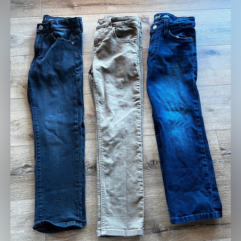 Boys- Cat & Jack- Jeans- M(8)- Plus/Husky- set of 3